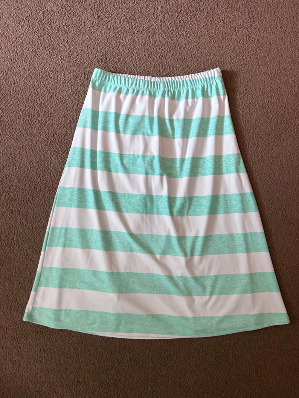 Ada Faye Athletic SwimSkirt Women’s Med Leggings Sea Green&White Midi Length - Picture 3 of 11